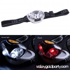 1200 Lumens 6 LED Flashlight Headlamps 3 Modes Headlight Ultra Xtreme Tactical Bright Light Outdoor Running Hiking Hunting 568716746